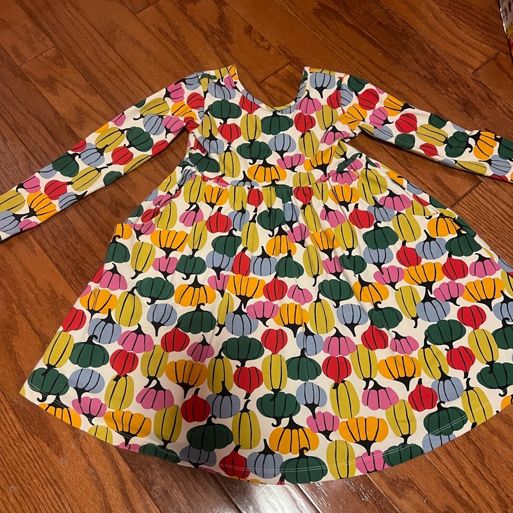 Hanna Andersson Pumpkin Dress 6-7